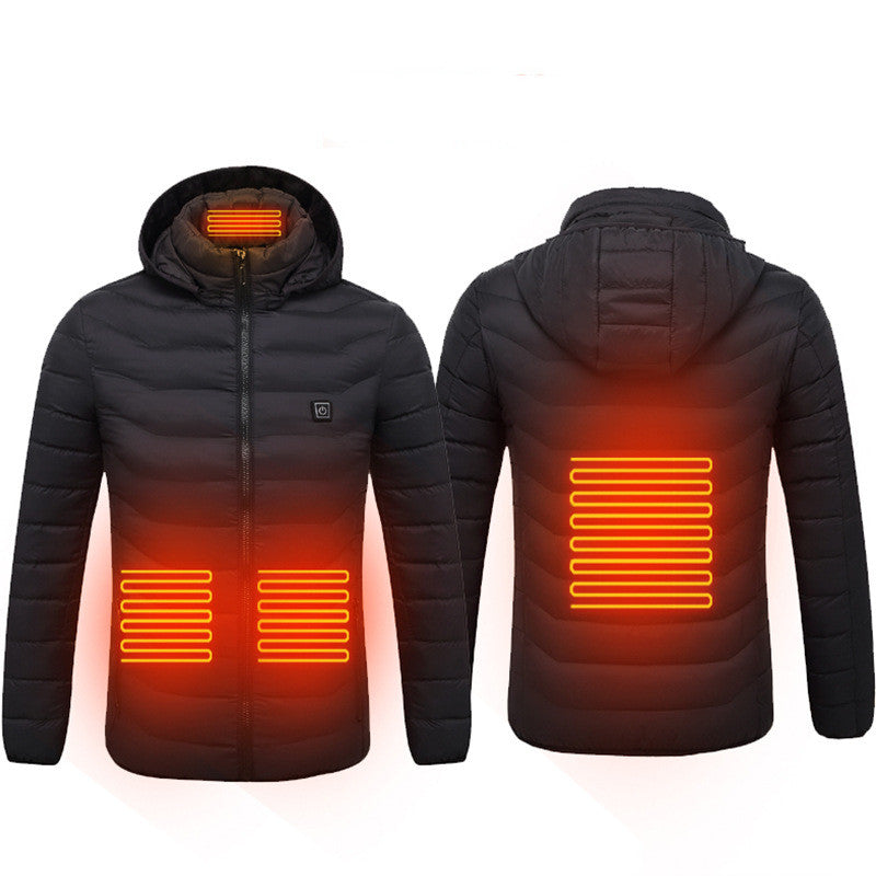 Thermische verwarmde jas