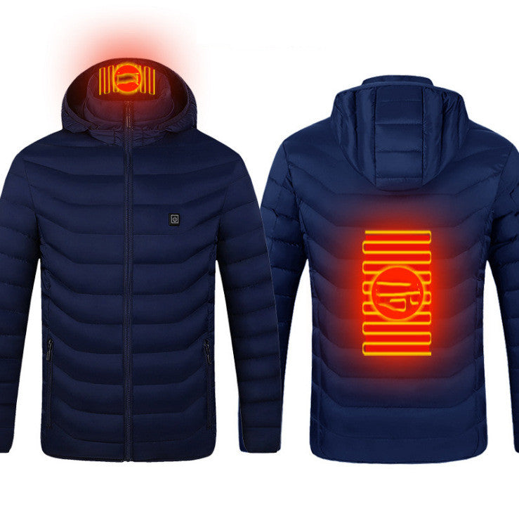 Thermische verwarmde jas