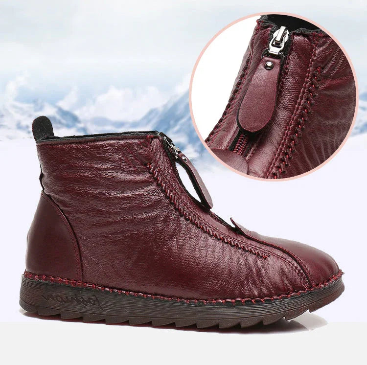 Rutschfeste Stiefeletten aus Kunstleder: Eleganz und Sicherheit im Alltag